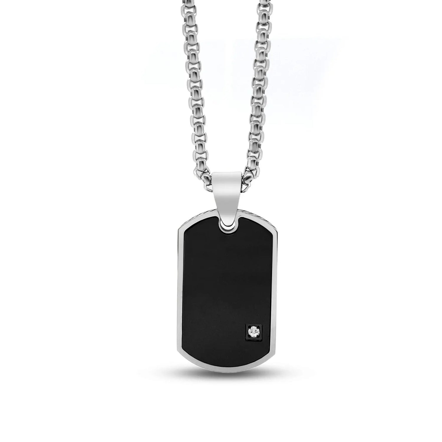Obelis Disc Tag Necklace Anna Zuckerman