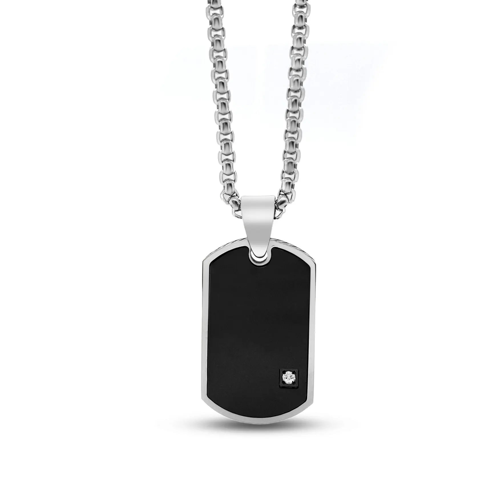 Obelis Disc Tag Necklace Anna Zuckerman