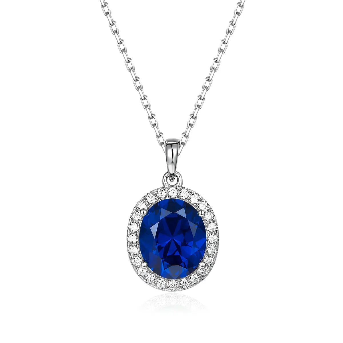 Oleander Necklace in Blue Sapphire Anna Zuckerman