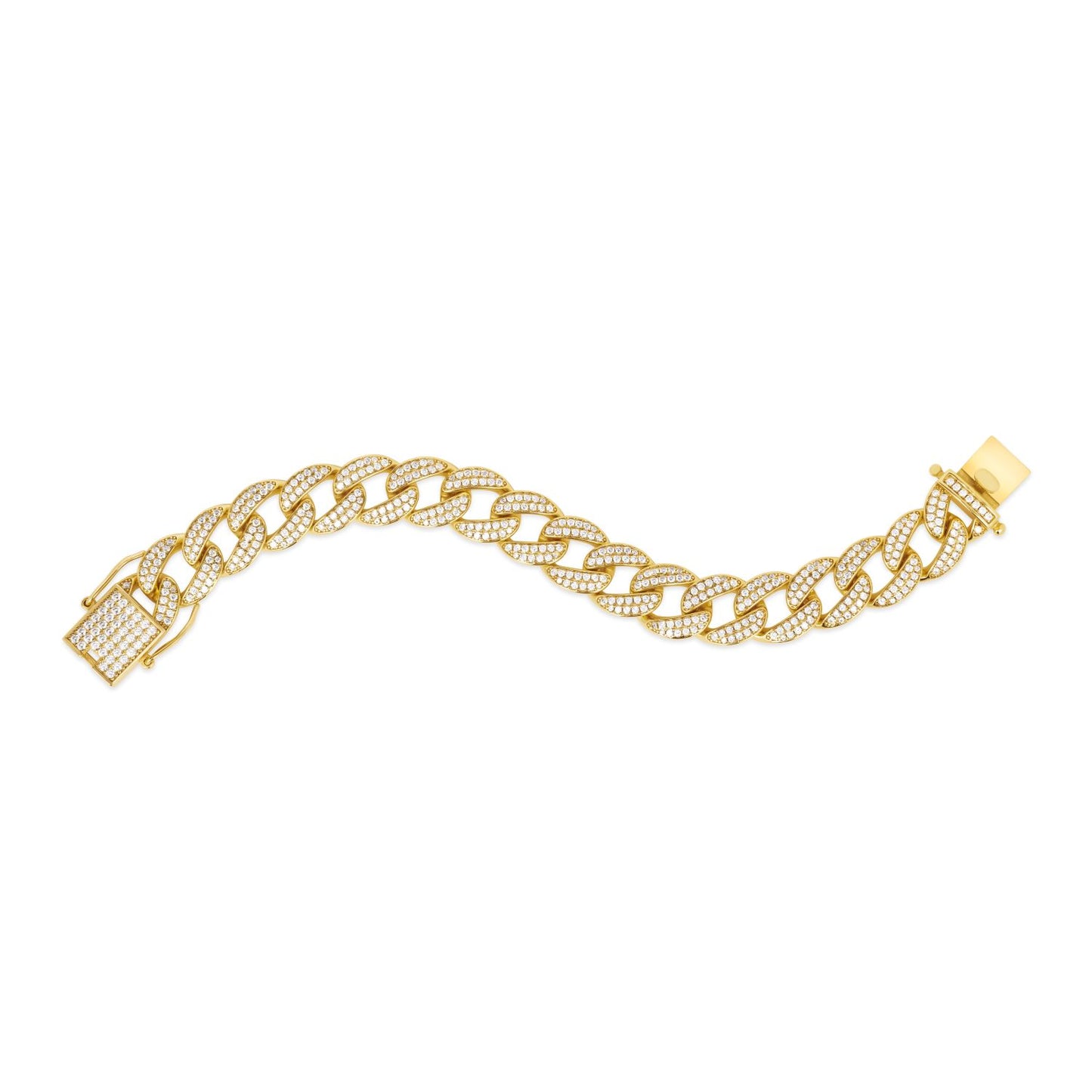 Men's 12mm Super Cuban Link Bracelet