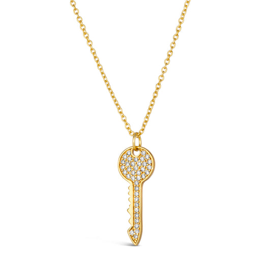 Olivia 78 Small Key Necklace