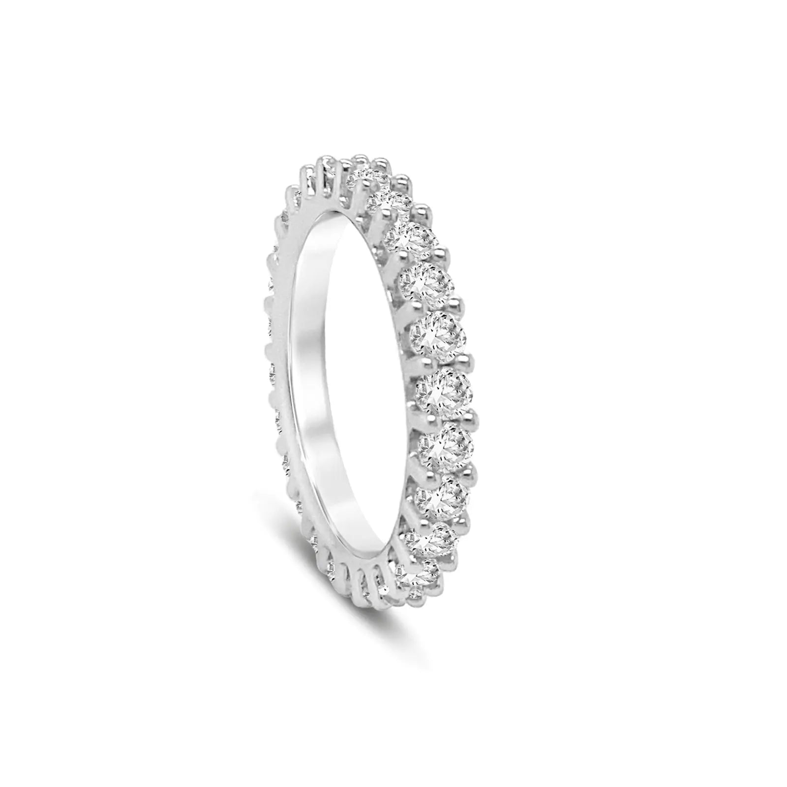 One Carat Skinny Eternity Ring Anna Zuckerman