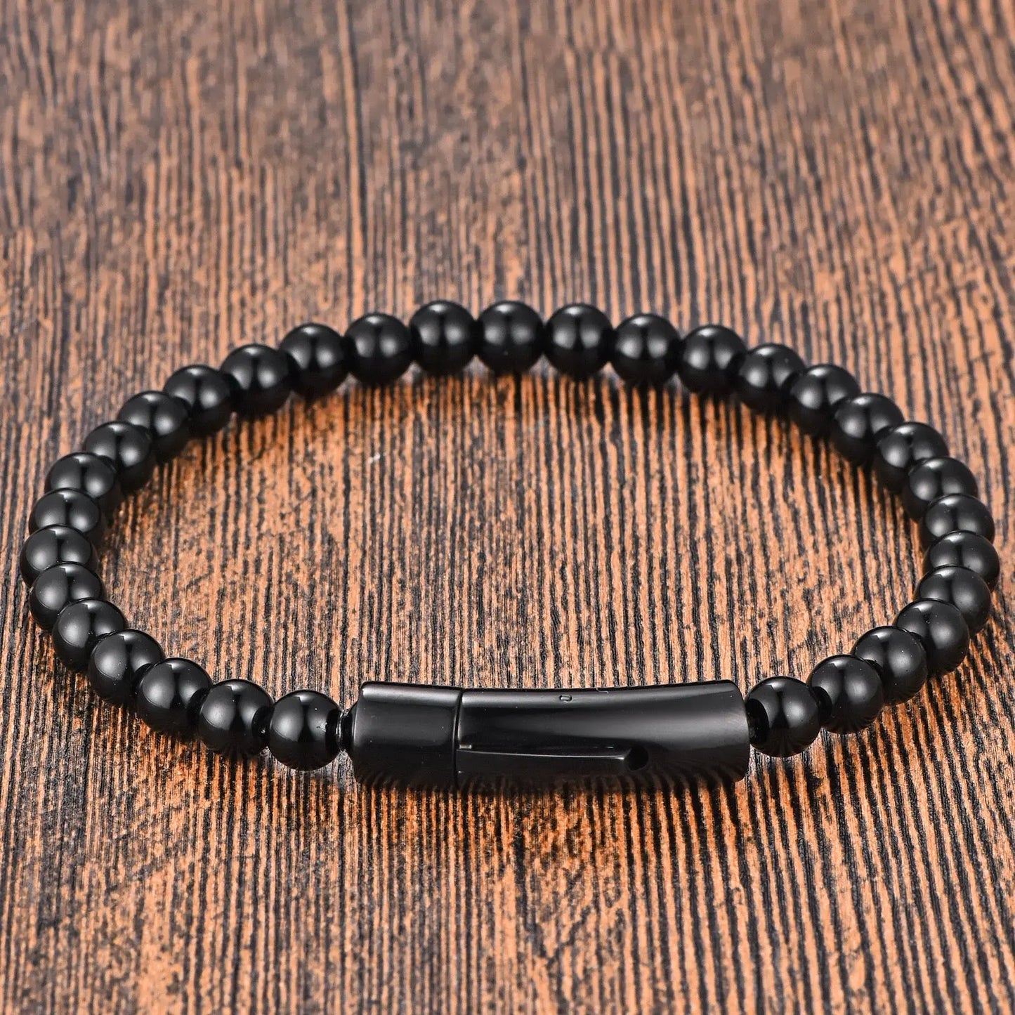 Onyx Bead Bracelet Anna Zuckerman