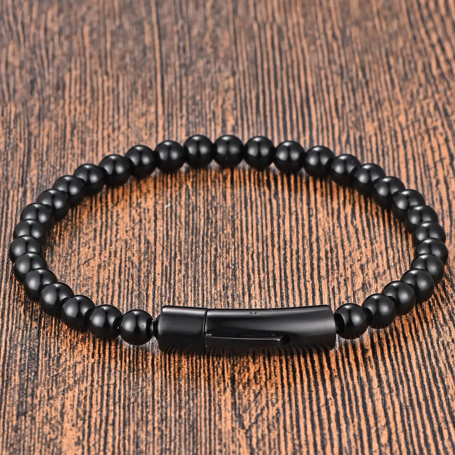 Onyx Bead Bracelet Anna Zuckerman