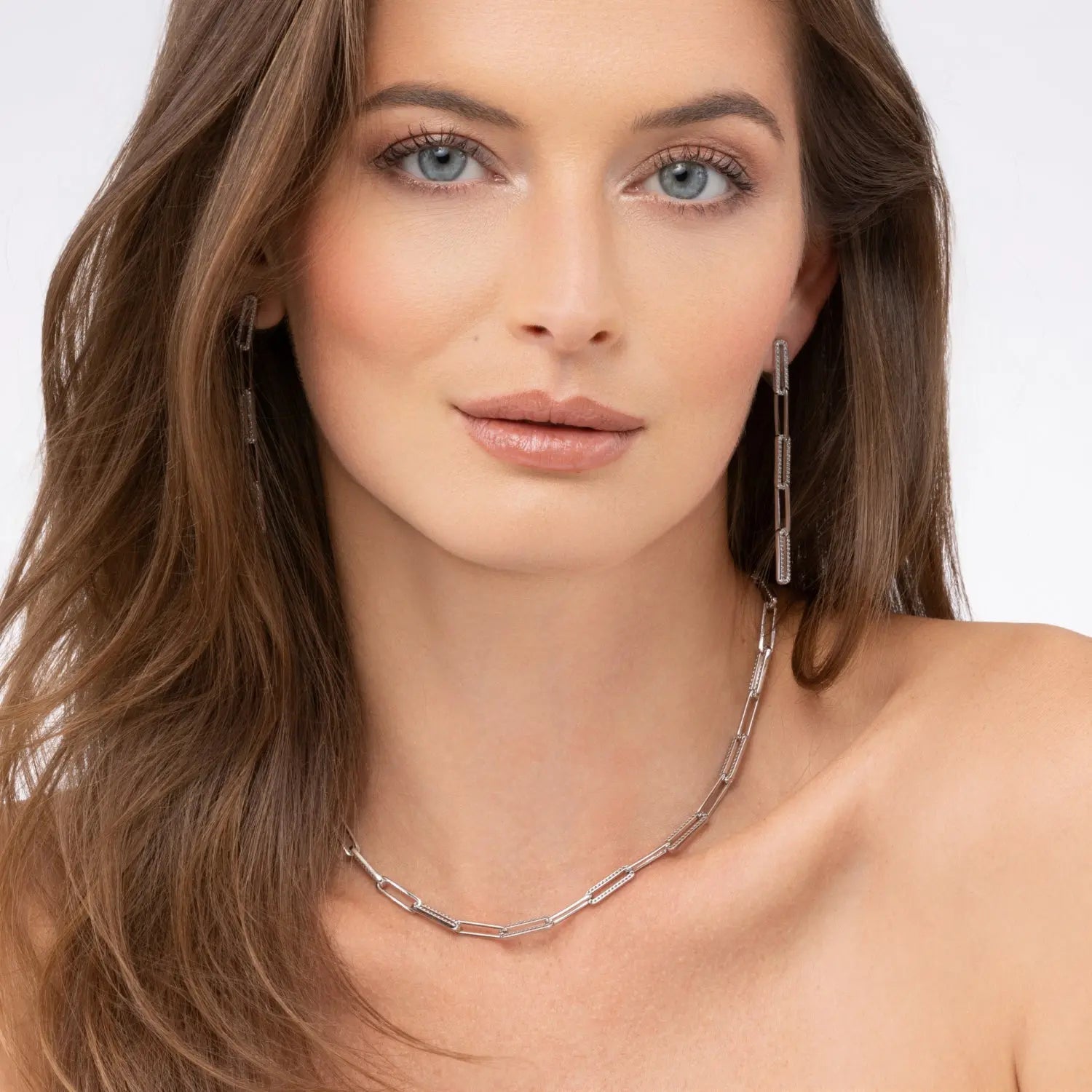 Paloma Paper Clip 5 Link Earrings - Anna Zuckerman