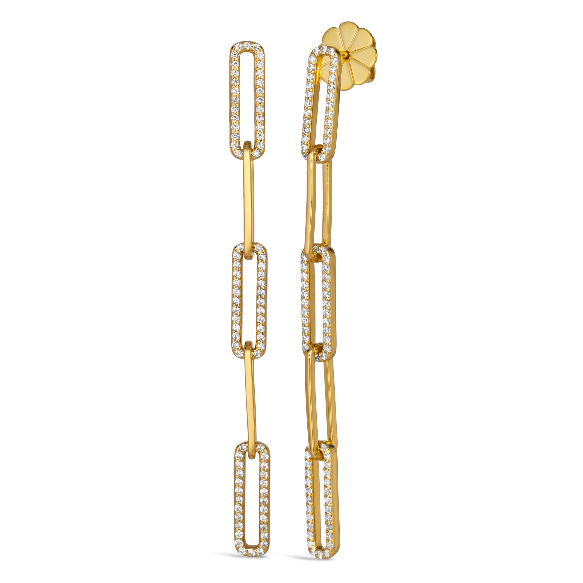 Paloma Paper Clip 5 Link Earrings - Anna Zuckerman