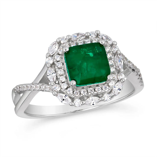 "Parisian Glamour ring with sparkling diamonds, sophisticated luxury jewelry"