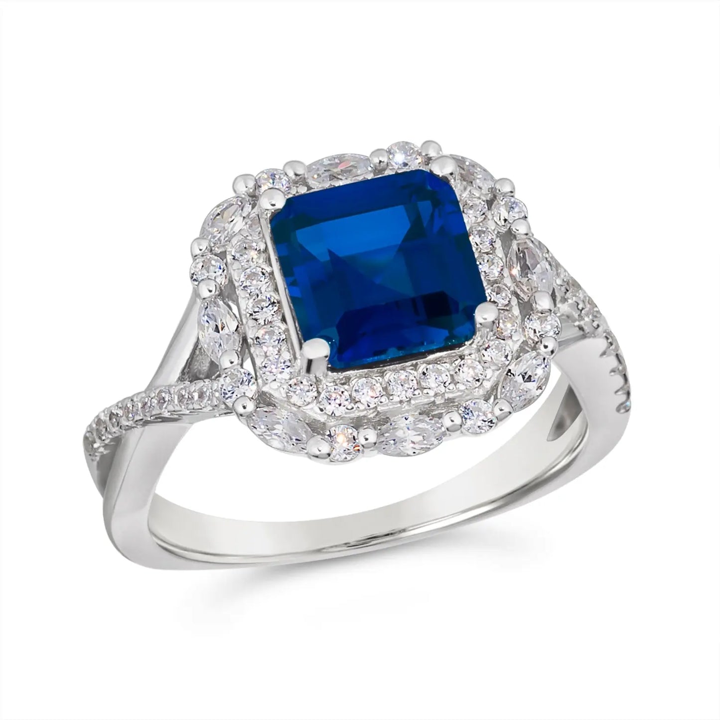 "Parisian Glamour ring with sparkling diamonds, sophisticated luxury jewelry"