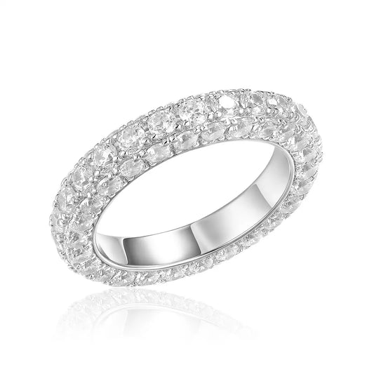 Pave Eternity Ring Anna Zuckerman