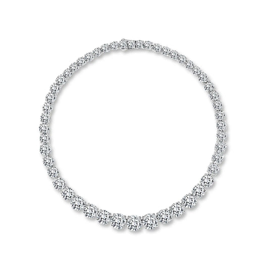 Perfect Riviera Diamond Crystalline Necklace - Anna Zuckerman