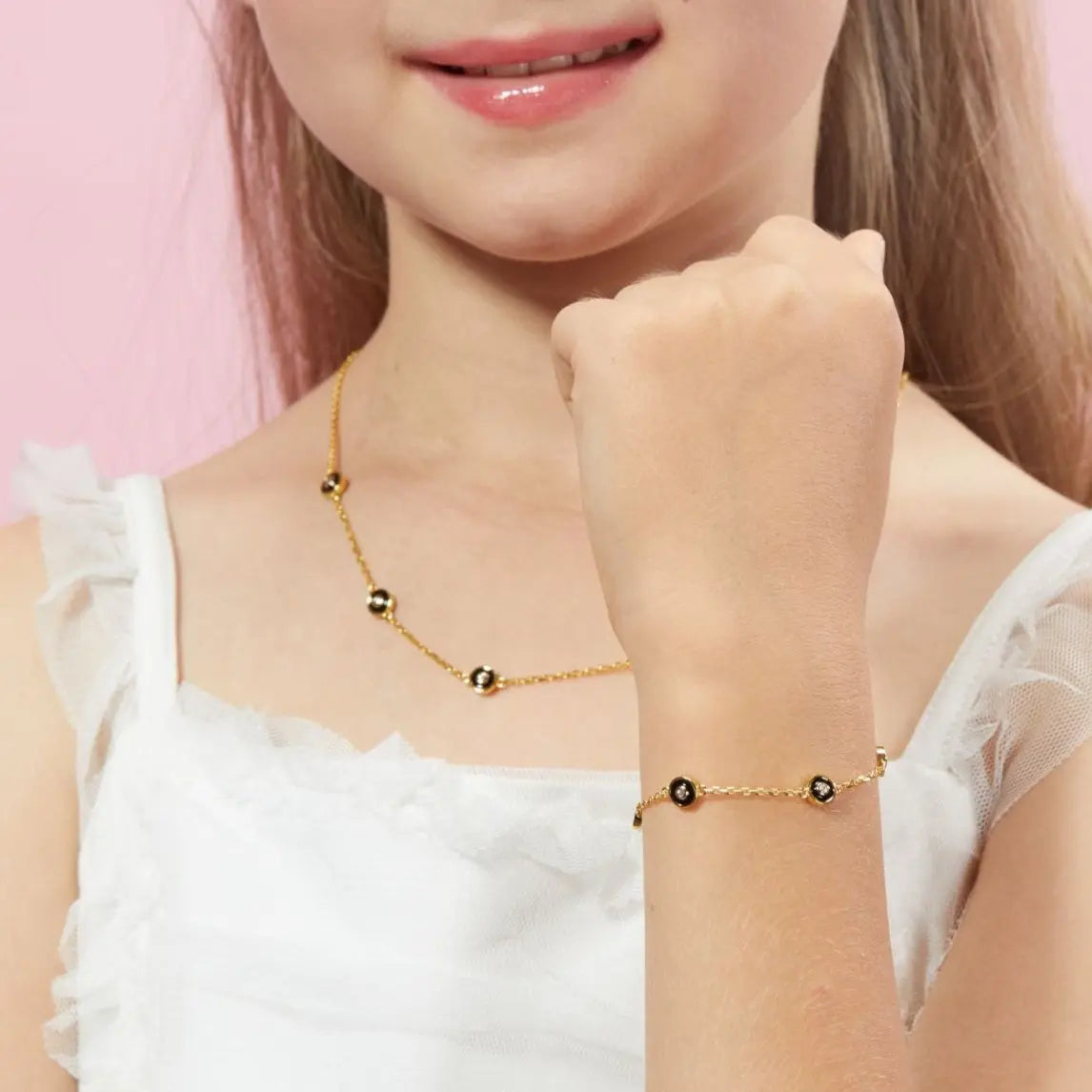 Petit Bubble Bracelet in Black Anna Zuckerman