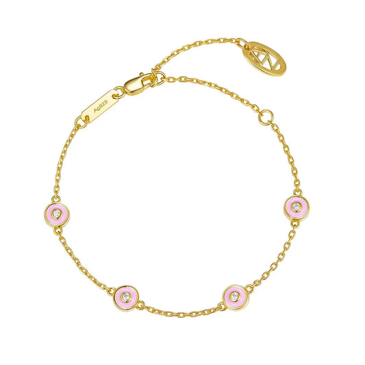 Petit Bubble Bracelet in Pink Anna Zuckerman