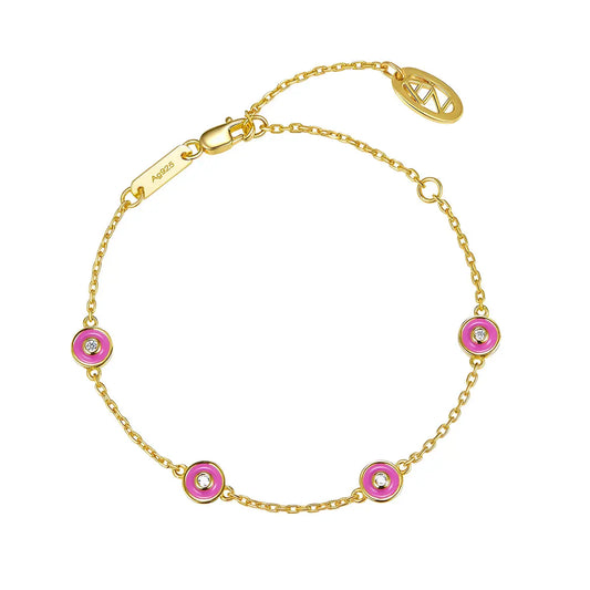 Petit Bubble Bracelet in Rose Anna Zuckerman