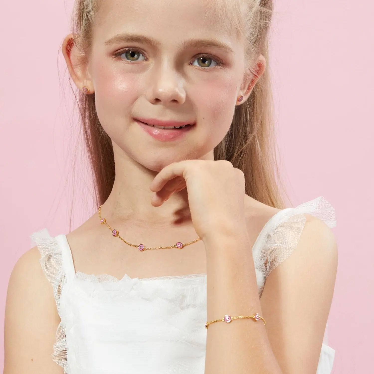 Petit Bubble Bracelet in Rose Anna Zuckerman