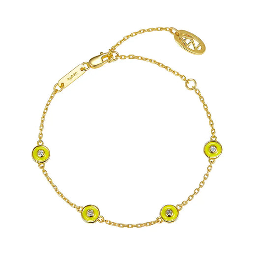 Petit Bubble Bracelet in Yellow Anna Zuckerman