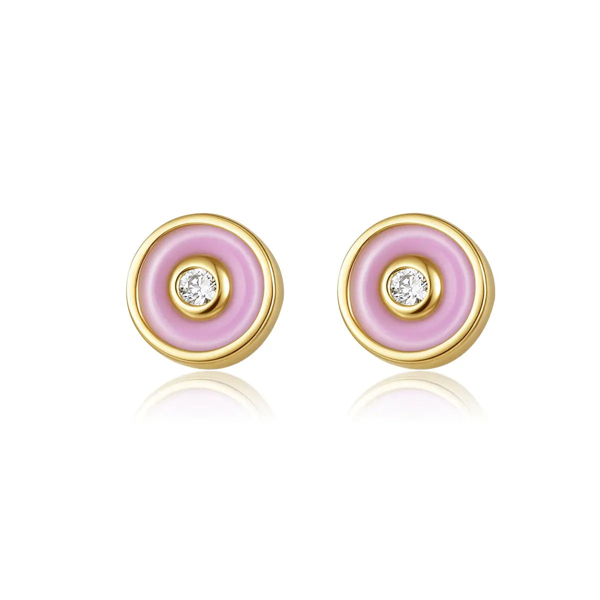 Petit Bubble Earrings in Pink Anna Zuckerman