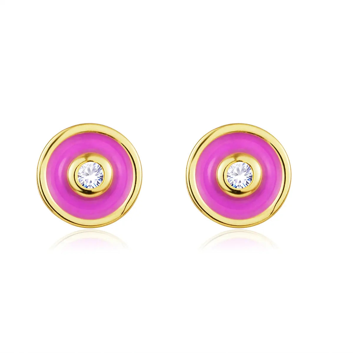 Petit Bubble Earrings in Rose Anna Zuckerman
