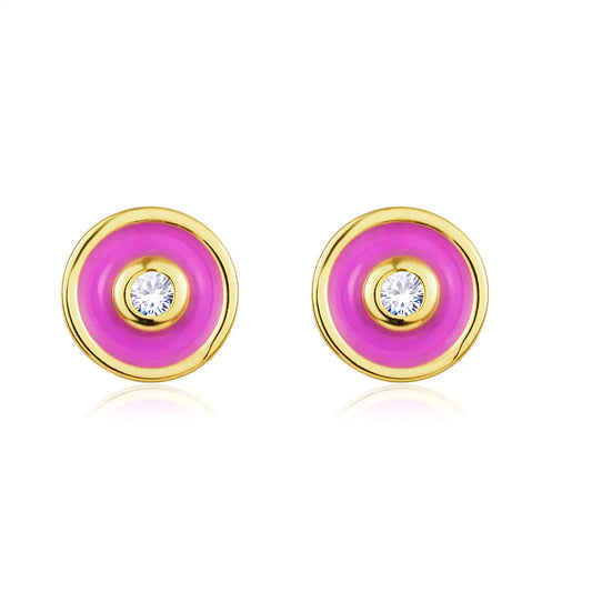 Petit Bubble Earrings in Rose Anna Zuckerman