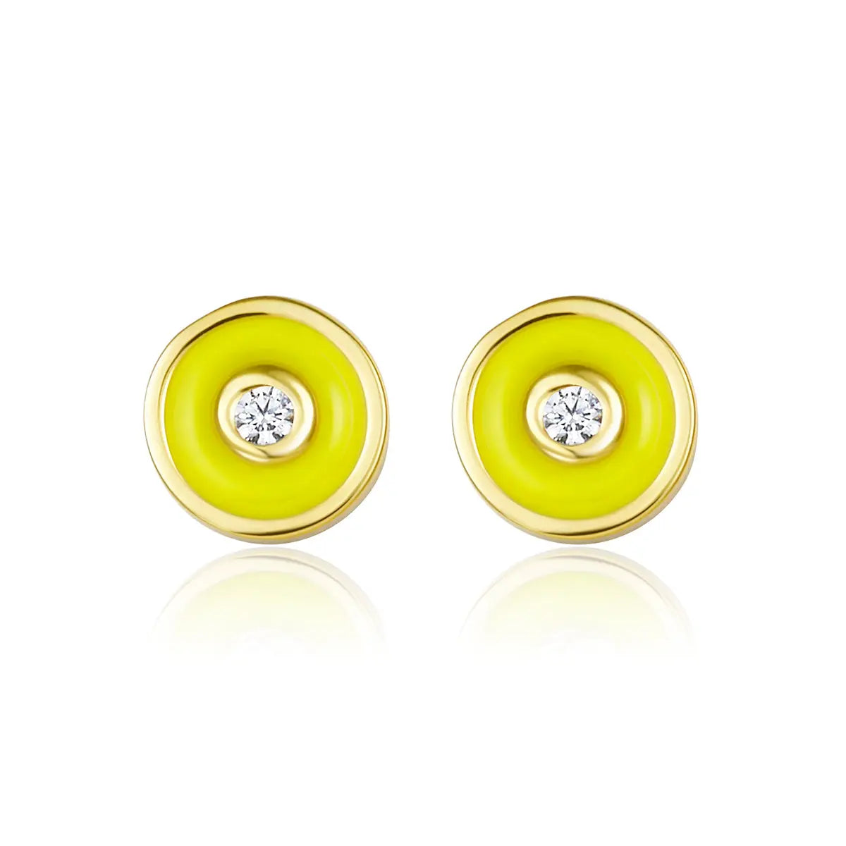 Petit Bubble Earrings in Yellow Anna Zuckerman