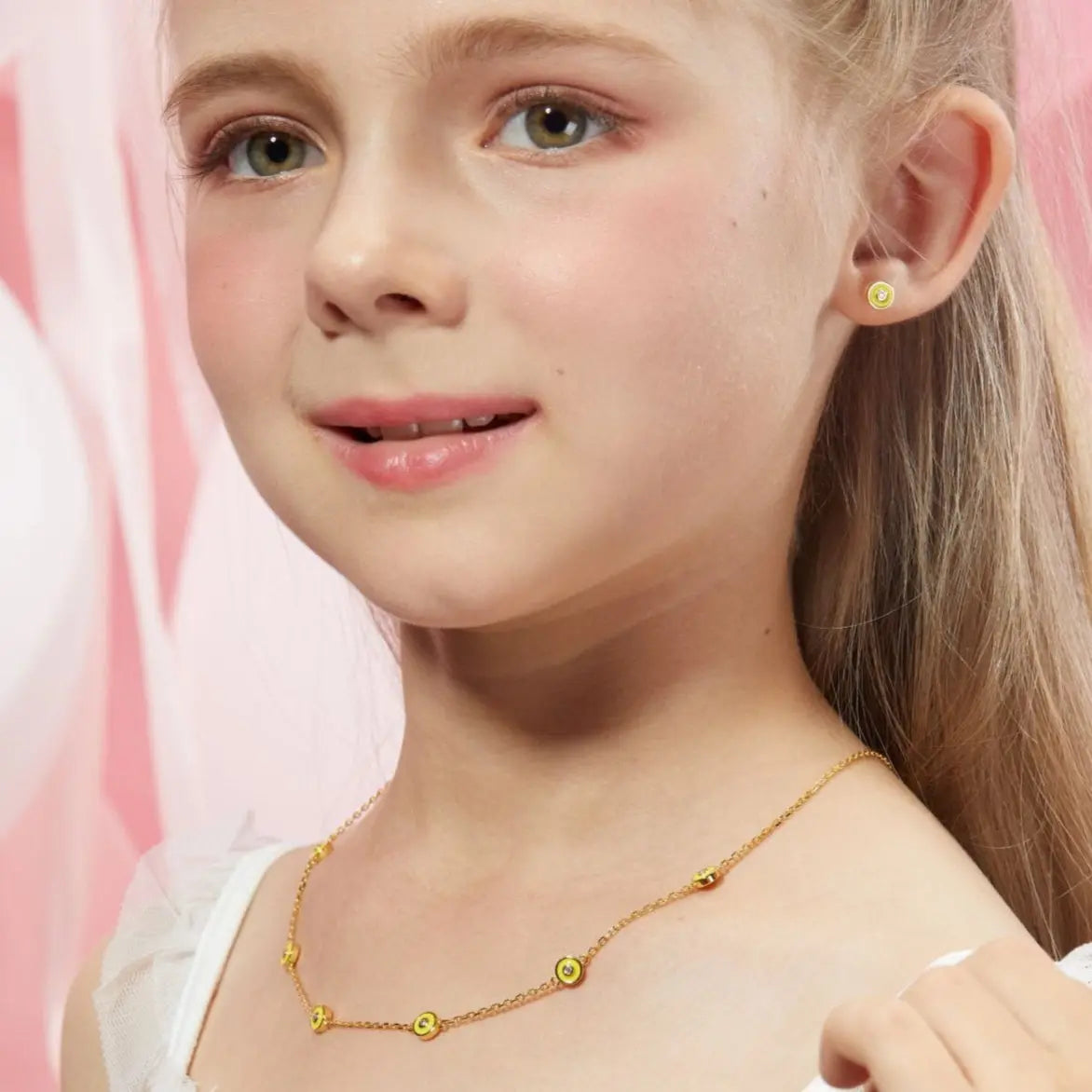 Petit Bubble Earrings in Yellow Anna Zuckerman