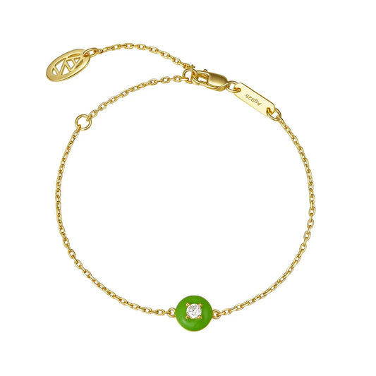 Petit Cupcake Bracelet in Green Anna Zuckerman