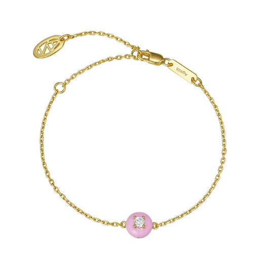 Petit Cupcake Bracelet in Pink Anna Zuckerman