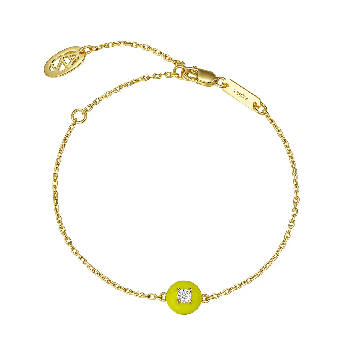 Petit Cupcake Bracelet in Yellow Anna Zuckerman