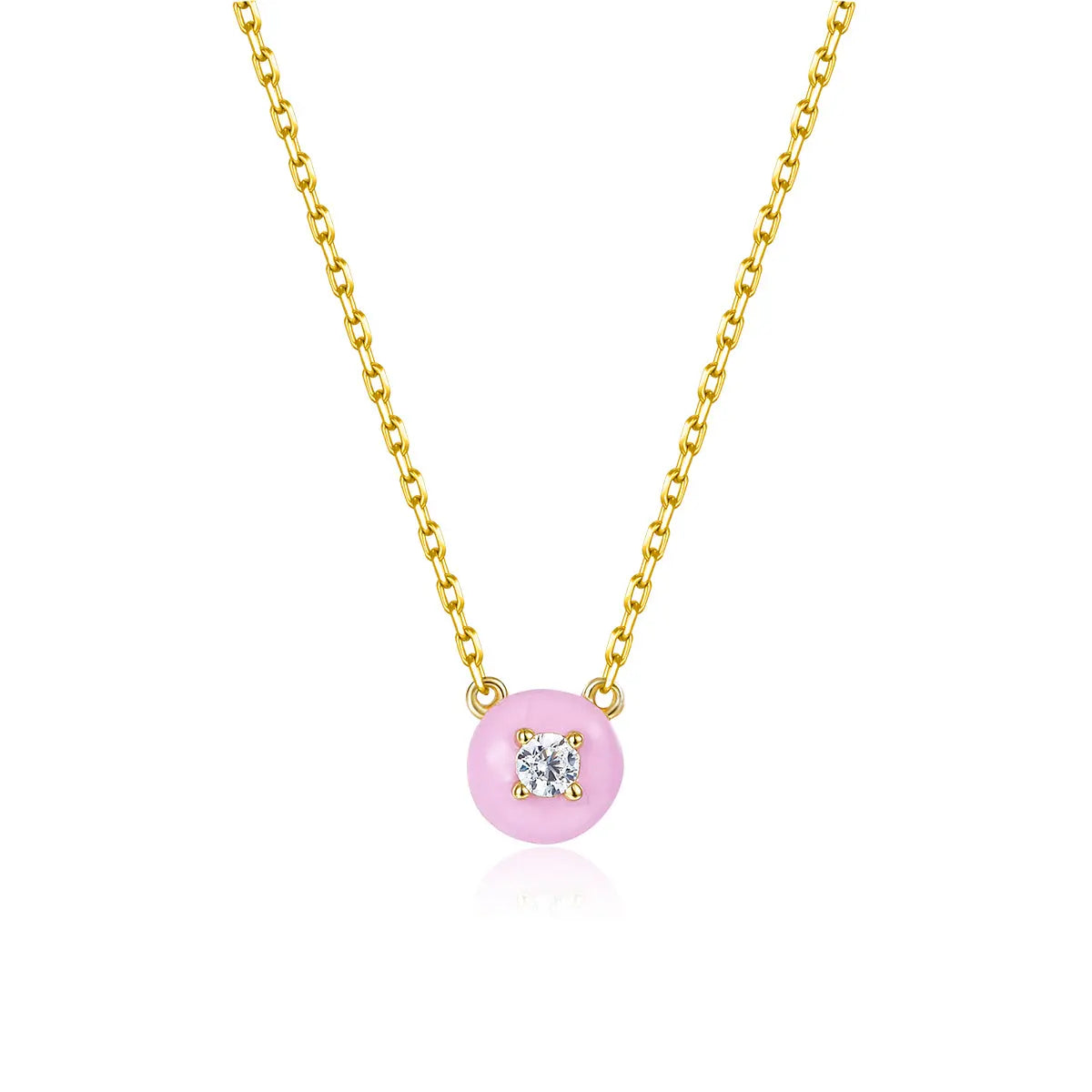 Petit Cupcake Necklace in Pink Anna Zuckerman