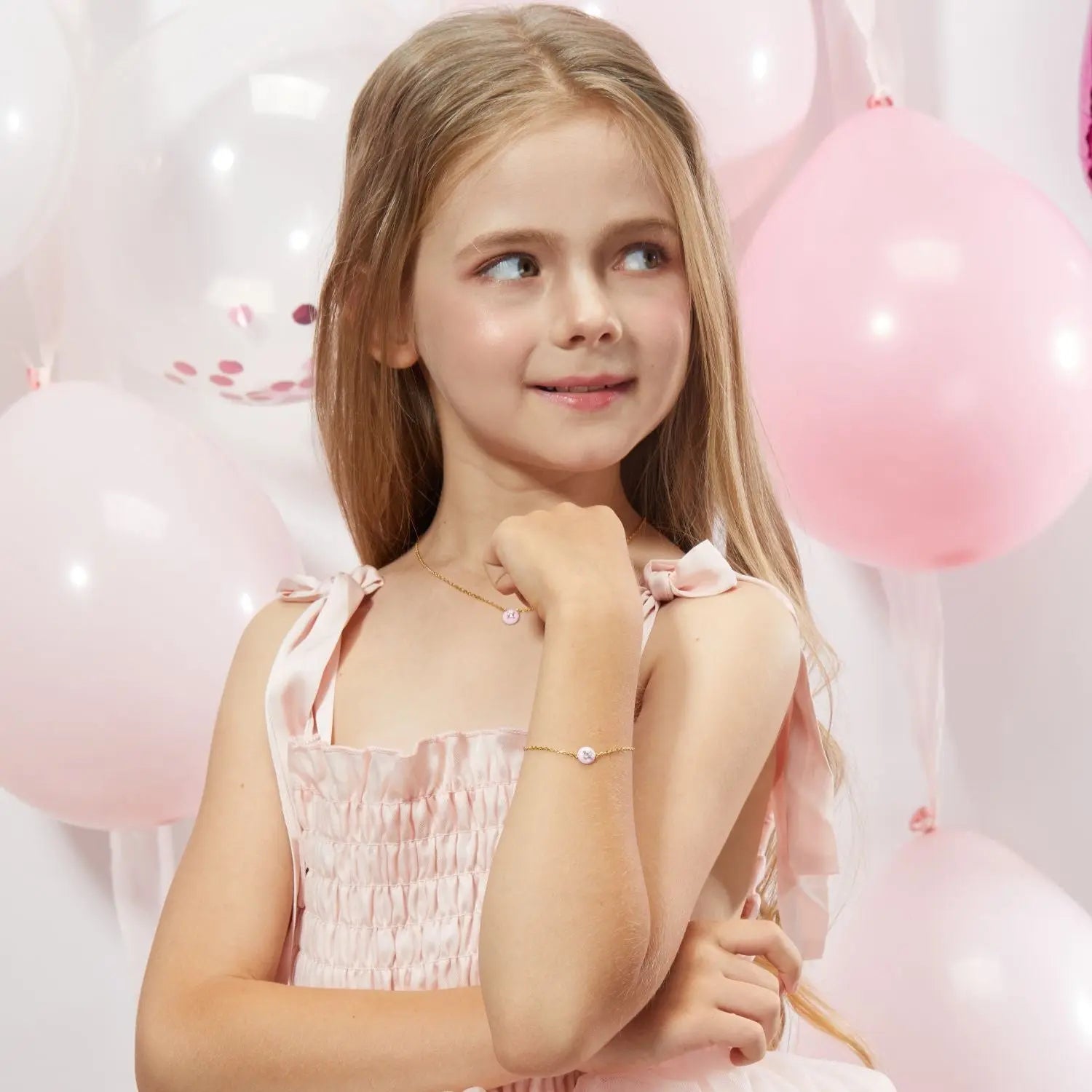 Petit Cupcake Necklace in Pink Anna Zuckerman