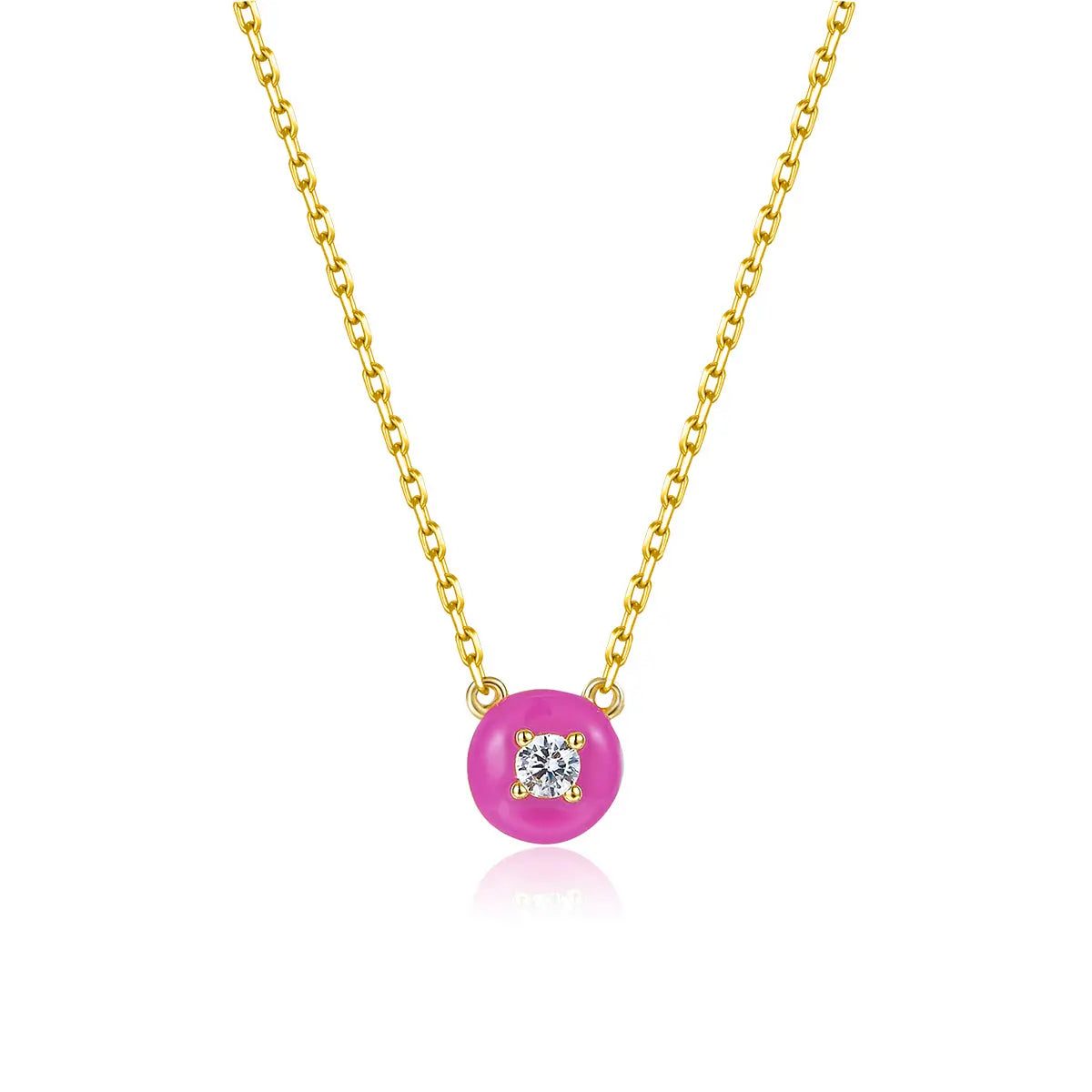 Petit Cupcake Necklace in Rose Anna Zuckerman