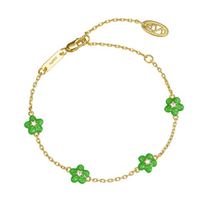 Petit Daisy Green Bracelet Anna Zuckerman