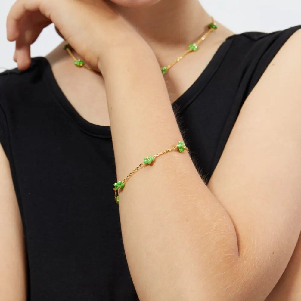 Petit Daisy Green Bracelet Anna Zuckerman