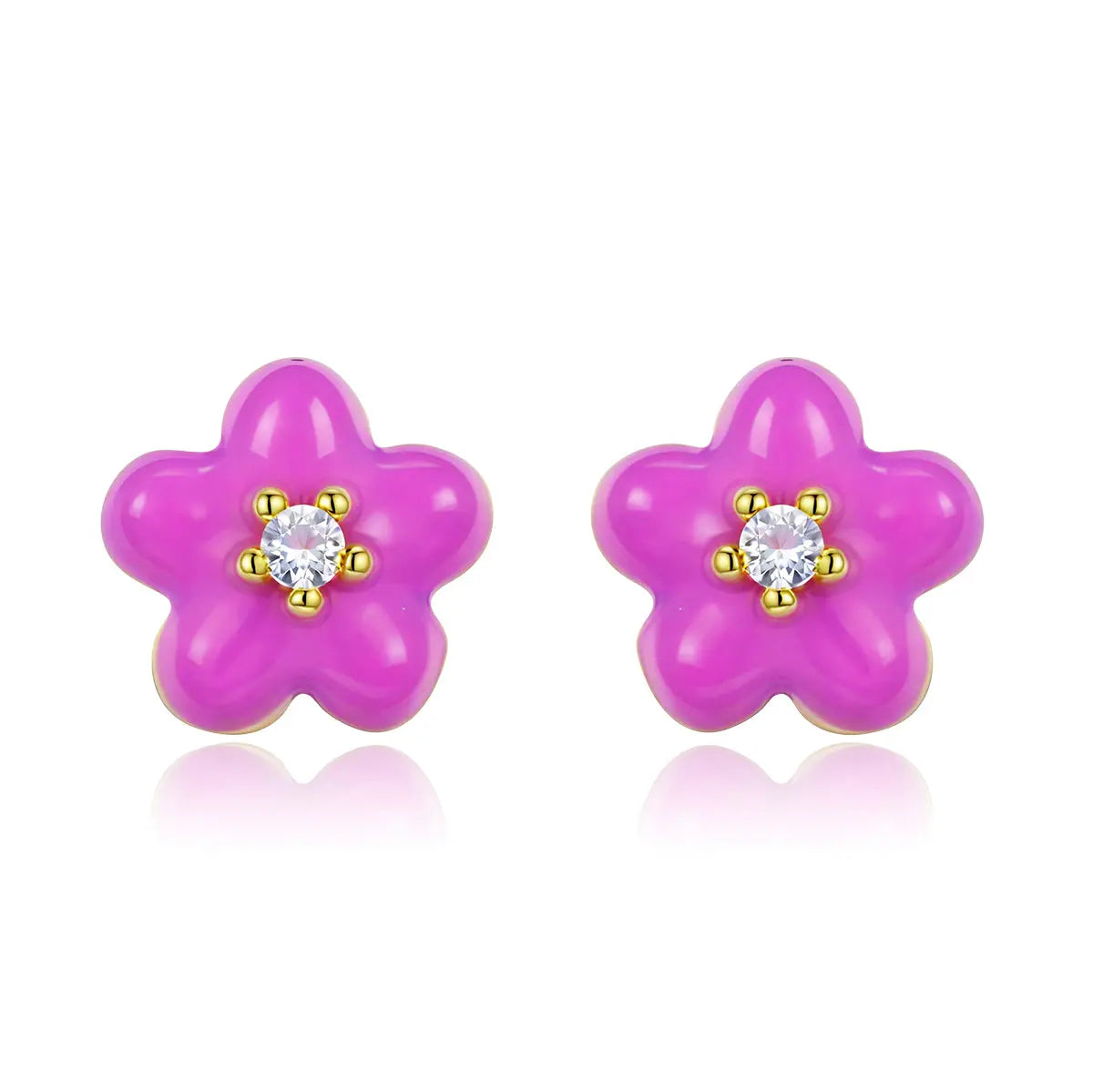 Petit Daisy Rose Earrings Anna Zuckerman