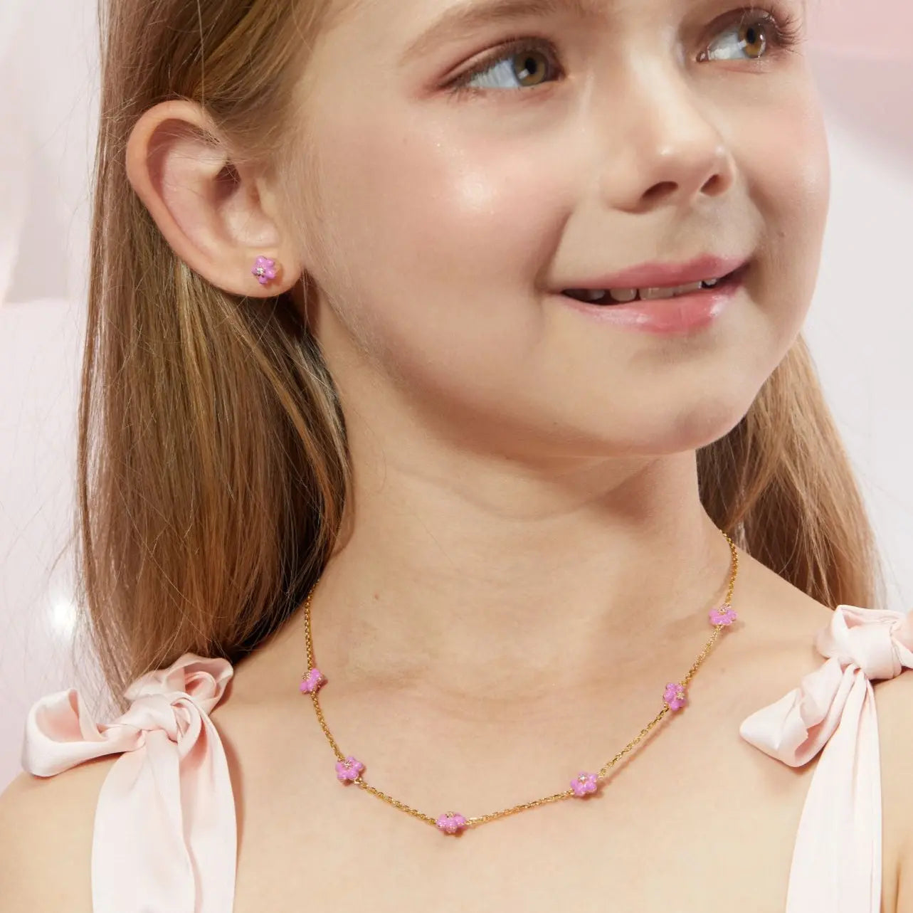 Petit Daisy Rose Necklace Anna Zuckerman