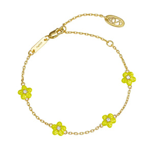 Petit Daisy Yellow Bracelet Anna Zuckerman