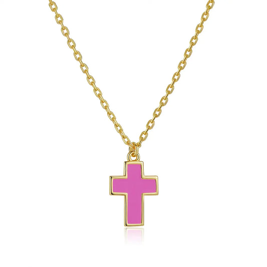 Petit Faith Necklace in Rose Anna Zuckerman