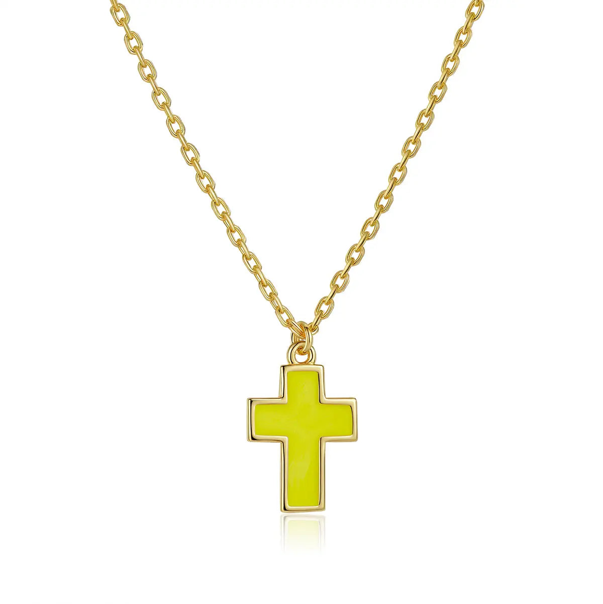 Petit Faith Necklace in Yellow Anna Zuckerman