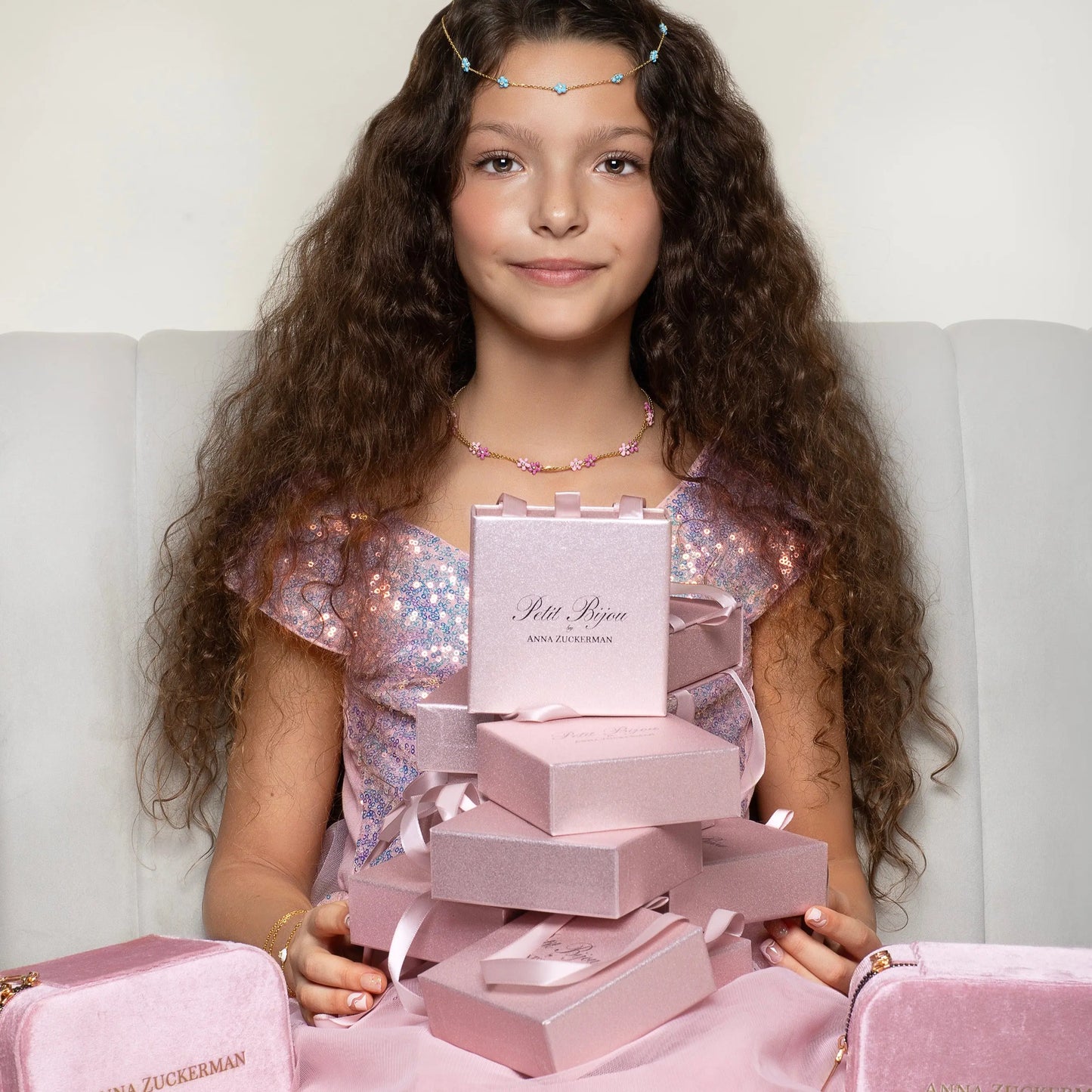 Petit Love Bracelet in Pink Anna Zuckerman