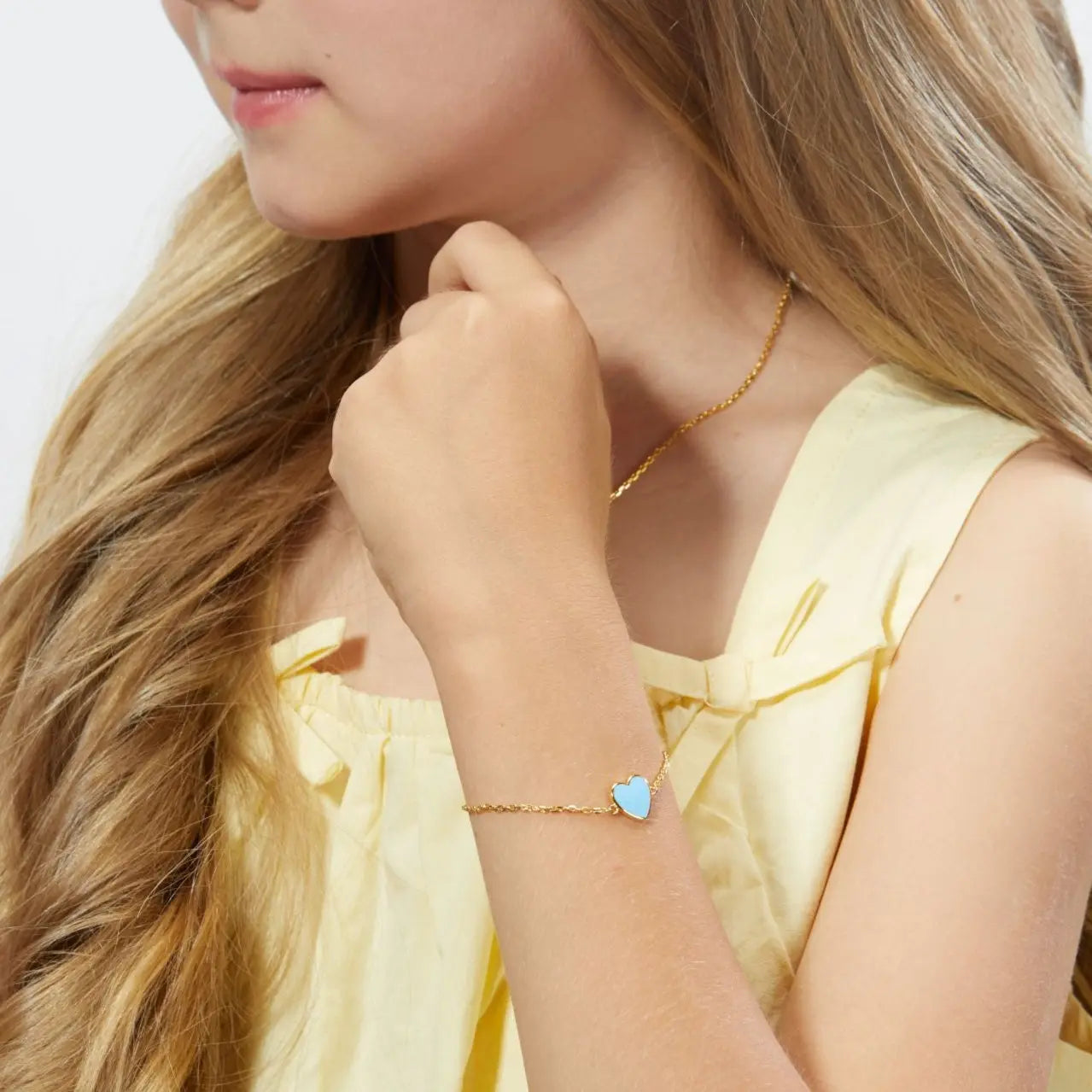 Petit Love Bracelet in Sky Blue Anna Zuckerman