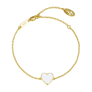 Petit Love Bracelet in White Anna Zuckerman