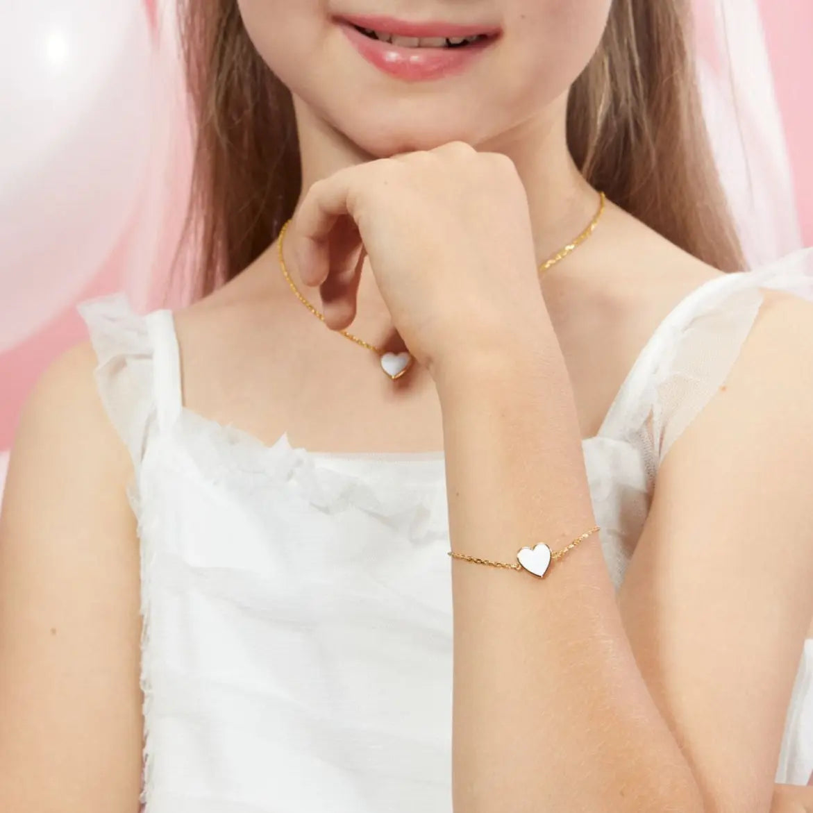 Petit Love Bracelet in White Anna Zuckerman