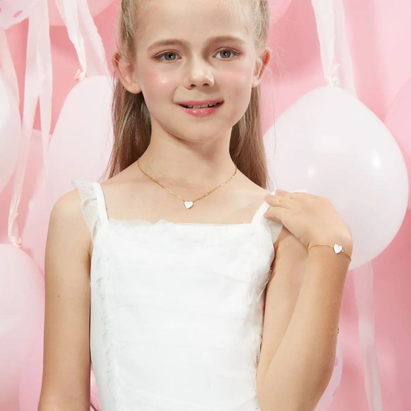Petit Love Bracelet in White Anna Zuckerman