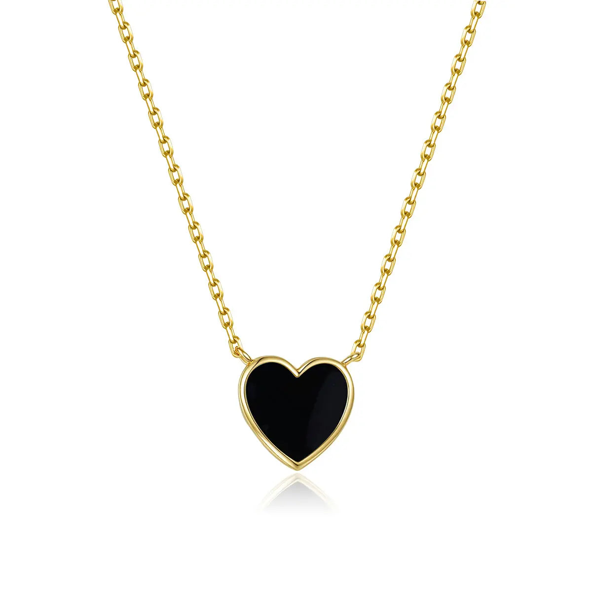 Petit Love Necklace in Black Anna Zuckerman