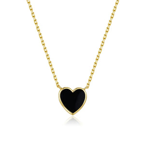 Petit Love Necklace in Black Anna Zuckerman