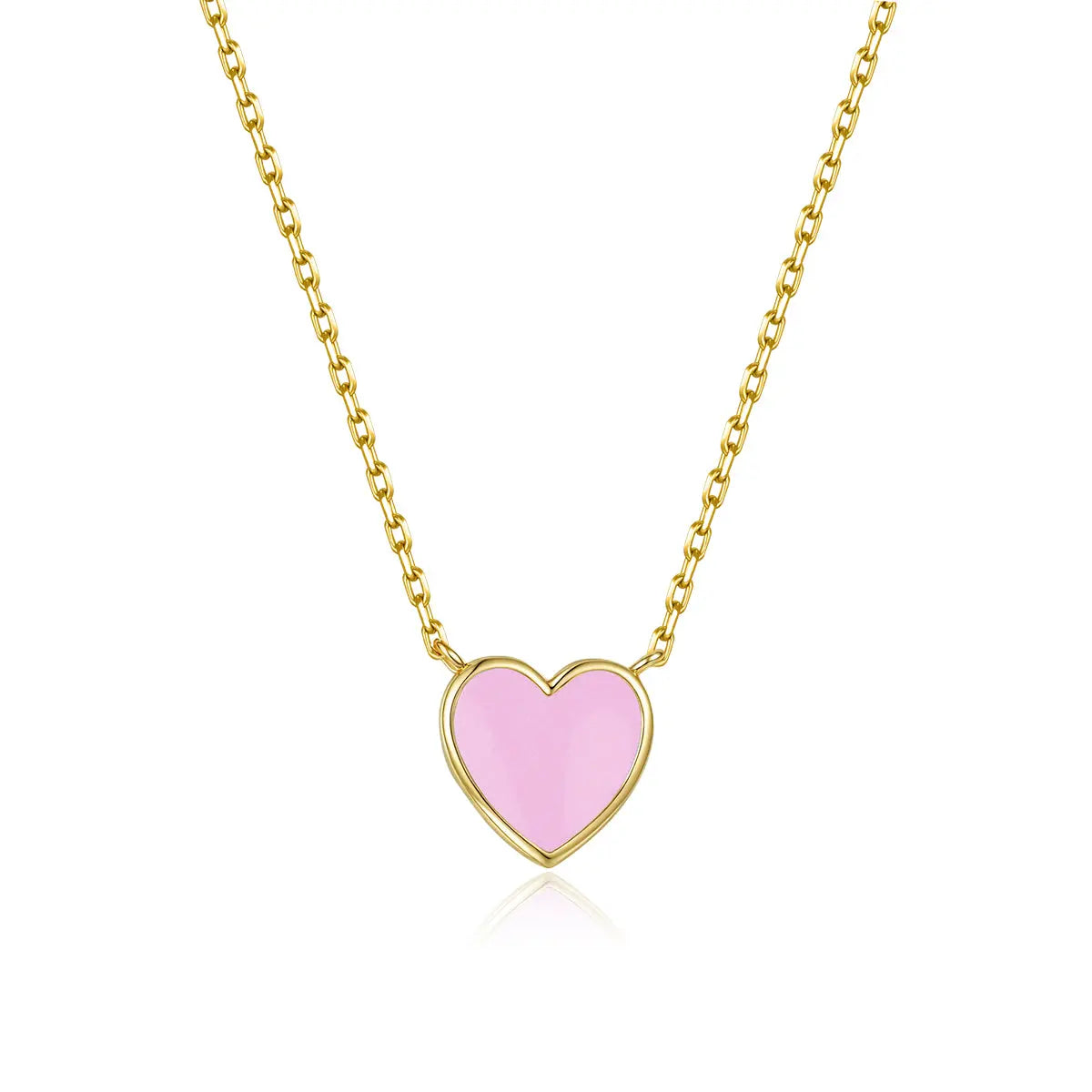 Petit Love Necklace in Pink Anna Zuckerman