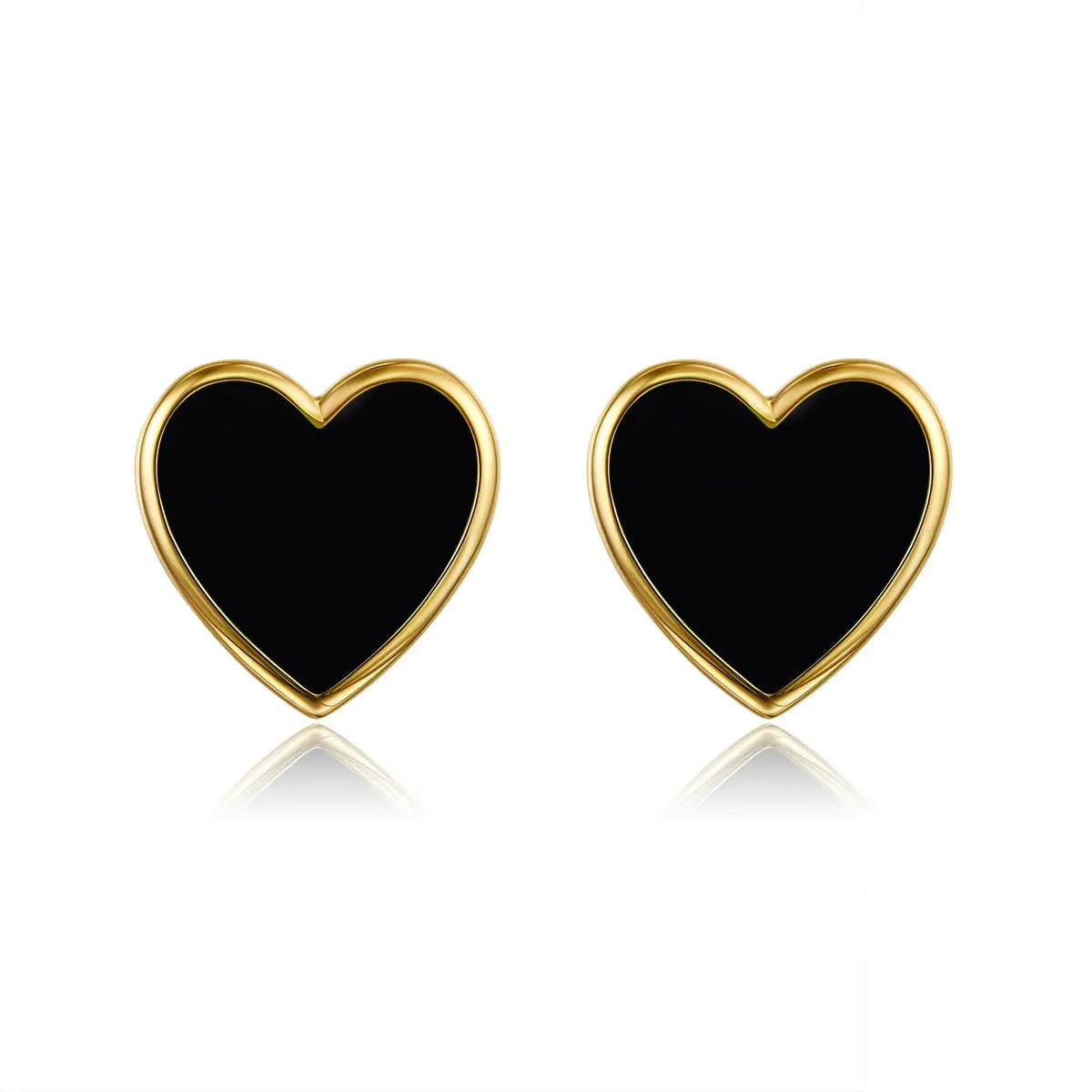 Petit Love Studs in Black Anna Zuckerman