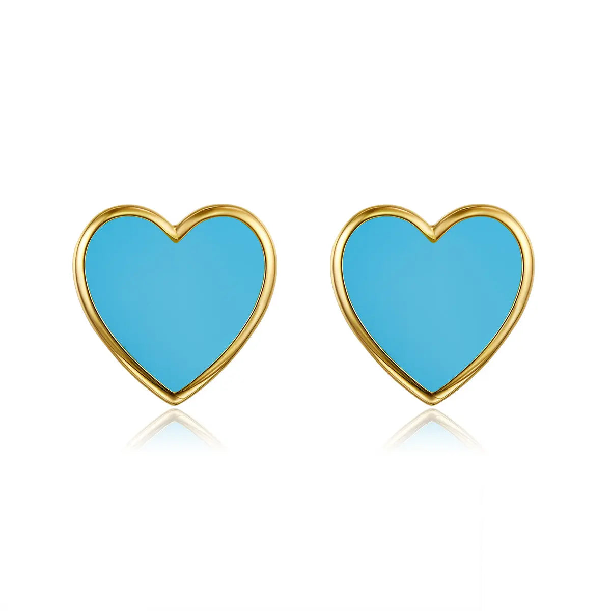 Petit Love Studs in Sky Blue Anna Zuckerman