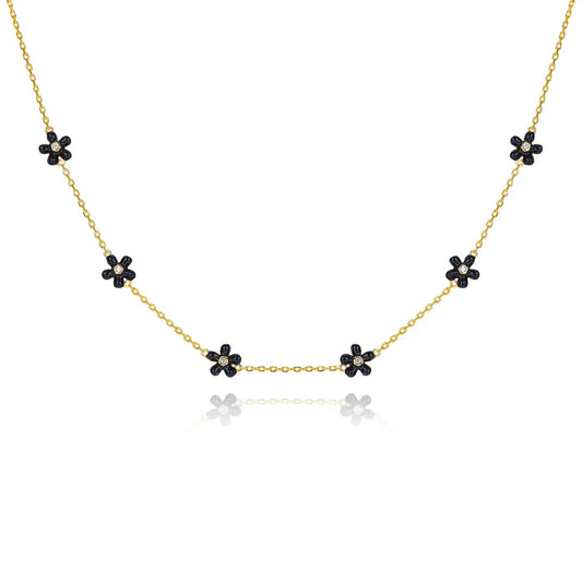 Petit Rosie Black Necklace Anna Zuckerman