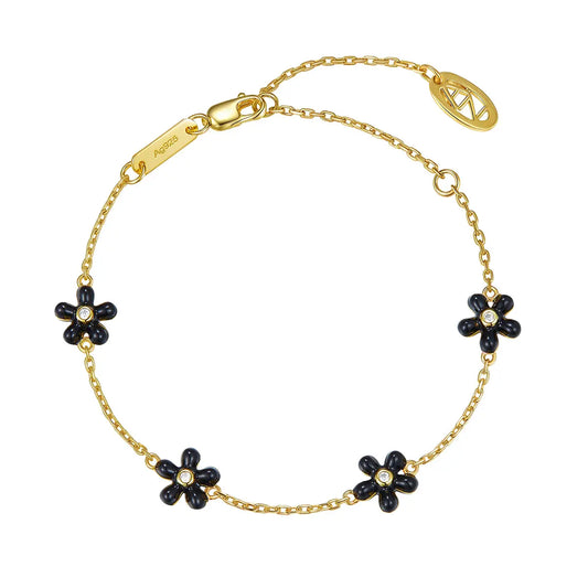 Petit Rosie Bracelet in Black Anna Zuckerman