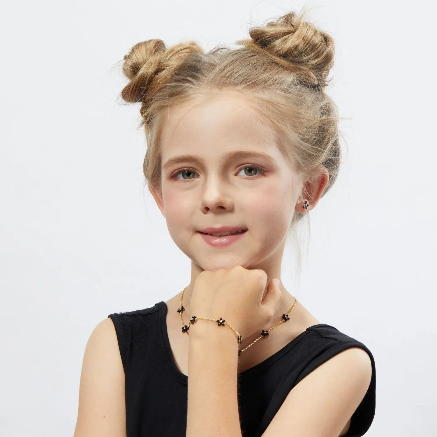 Petit Rosie Bracelet in Black Anna Zuckerman